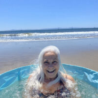 ice bath therapy with Beatrice