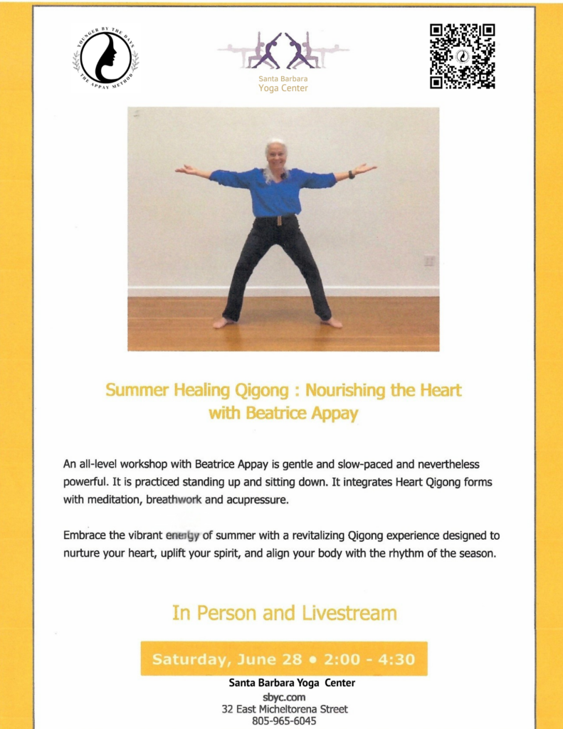 Summer Qigong to nourish the Heart with Beatrice Appay